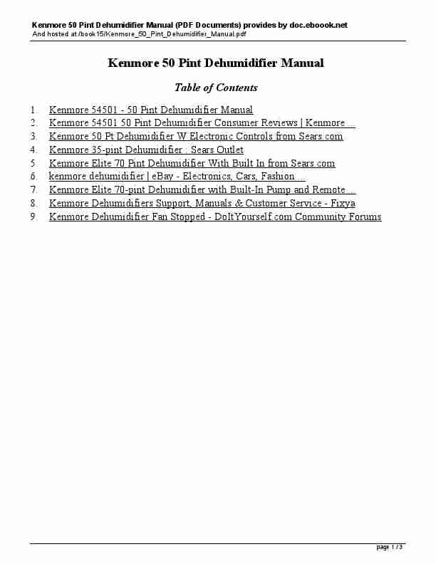 Kenmore Dehumidifier 54501-page_pdf